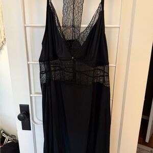 Adore Me Black Lace Chemise